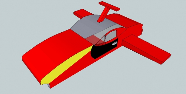 Creation of Flying car: Step 4